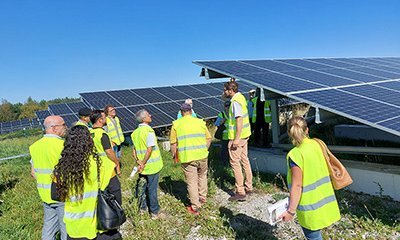 Installation d'une centrale photovoltaïque au sol sur un ancien site d'enfouissement technique de déchets