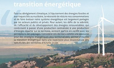 Le paysage, une ressource pour la transition énergétique