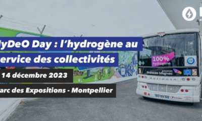 14 décembre 2023 - HYDEO DAY - L'HYDROGENE AU SERVICE DES COLLECTIVITES