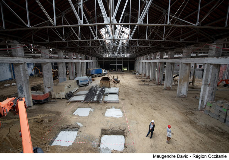 Réhabilitation d'une friche industrielle en Cité des start-up à Toulouse
