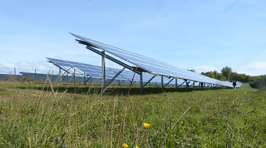 parc photovoltaïque au sol de Pousse-Pisse de la commune du Séquestre (Tarn)