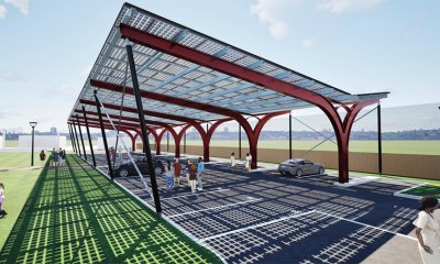 illustration Des ombrières photovoltaïques en autoconsommation collective patrimoniale