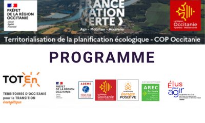 Programme Journée « Conférence des parties (COP) Occitanie » 2026 en articulation avec le réseau TOTEn